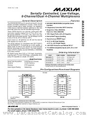 MAX349-MAX350 datasheet pdf MAXIM - Dallas Semiconductor