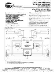 CY7C144AV-25AC datasheet pdf Cypress