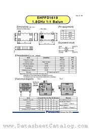 EHFFD1619 datasheet pdf Panasonic