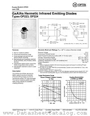 OP223 datasheet pdf Optek Technology