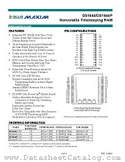 DS1644-120 datasheet pdf MAXIM - Dallas Semiconductor