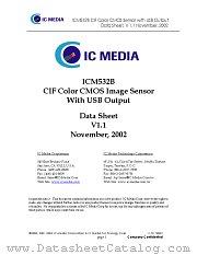 ICM-532BSA datasheet pdf etc