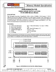 KVR100X64C2L datasheet pdf Kingston Technology