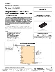 MM908E626R2 datasheet pdf Freescale (Motorola)