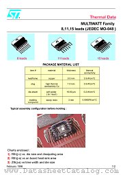 MULTIWATT11 datasheet pdf ST Microelectronics