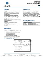 CPC5710NTR datasheet pdf Clare Inc