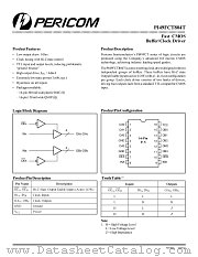 PI49FCT804T datasheet pdf Pericom Technology