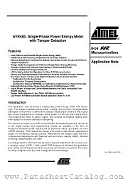 AVR465 datasheet pdf Atmel
