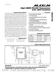 MAX3158CPI datasheet pdf MAXIM - Dallas Semiconductor