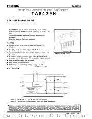 TA8429 datasheet pdf TOSHIBA