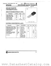 MPS4250A datasheet pdf Samsung Electronic