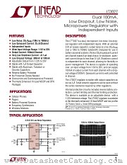 LT3027EMSE datasheet pdf Linear Technology