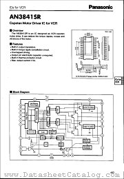 AN3841SR datasheet pdf Panasonic