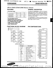 KMM594000B-7 datasheet pdf Samsung Electronic