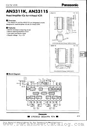 AN3311K datasheet pdf Panasonic