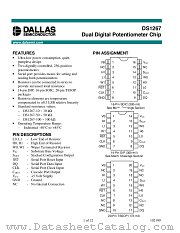 DS1267E-100 datasheet pdf MAXIM - Dallas Semiconductor