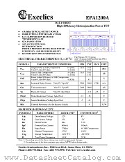 EPA1200A datasheet pdf Excelics Semiconductor