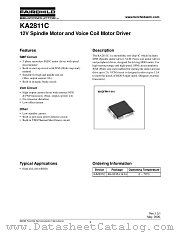KA2811C datasheet pdf Fairchild Semiconductor