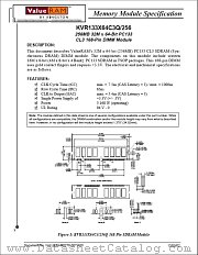 KVR133X64C3Q/256 datasheet pdf Kingston Technology