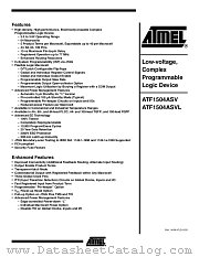 ATF1504ASV-15JC68 datasheet pdf Atmel