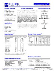 ECG050B-G datasheet pdf WJ Communications