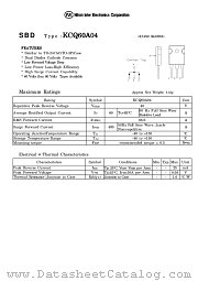 KCQ60A04 datasheet pdf Nihon