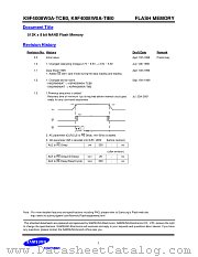 K9F4008W0A datasheet pdf Samsung Electronic