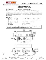 KVR133X64C3/256 datasheet pdf Kingston Technology