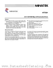 NT7501 datasheet pdf Novatek