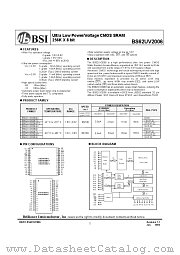 BS62UV2006DC-85 datasheet pdf Brilliance Semiconductor