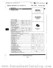 MXR5583 datasheet pdf Motorola