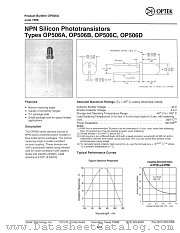 OP506B datasheet pdf Optek Technology