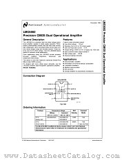 LMC6082AMN datasheet pdf National Semiconductor