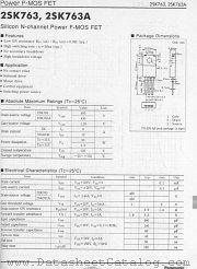 2SK763A datasheet pdf Panasonic