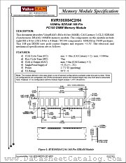KVR100X64C264 datasheet pdf Kingston Technology
