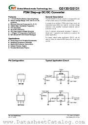 G5130-42T23UF datasheet pdf Global Mixed-mode Technology
