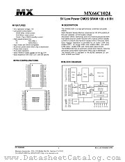 MX66C1024MC-10 datasheet pdf Macronix International