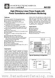 A6150A1XDL8A datasheet pdf EM Microelectronic-Marin SA