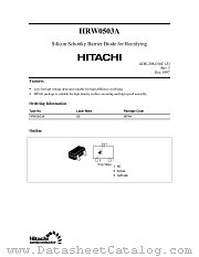 HRW0503 datasheet pdf Hitachi Semiconductor