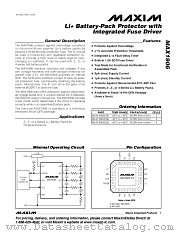 MAX1924X datasheet pdf MAXIM - Dallas Semiconductor