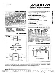 ICM7555IJA datasheet pdf MAXIM - Dallas Semiconductor
