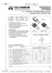 STH33N20 datasheet pdf ST Microelectronics