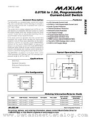 MAX4766AETA datasheet pdf MAXIM - Dallas Semiconductor