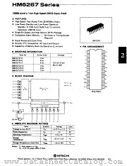 HM6267LP-55 datasheet pdf Hitachi Semiconductor