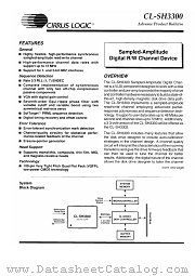 CL-SH3300 datasheet pdf Cirrus Logic