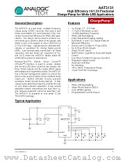 AAT3131ITP-T1 datasheet pdf ANALOGIC TECH