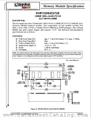 KVR133X64C2128 datasheet pdf Kingston Technology