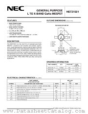 NE721S01 datasheet pdf NEC