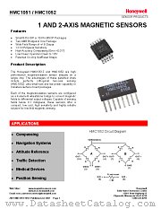 HMC1051Z datasheet pdf Honeywell Sensing