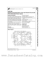 LMC1983CIN datasheet pdf National Semiconductor
